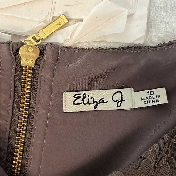 Eliza J Lace Overlay Mini Dress - Picture 10 of 14